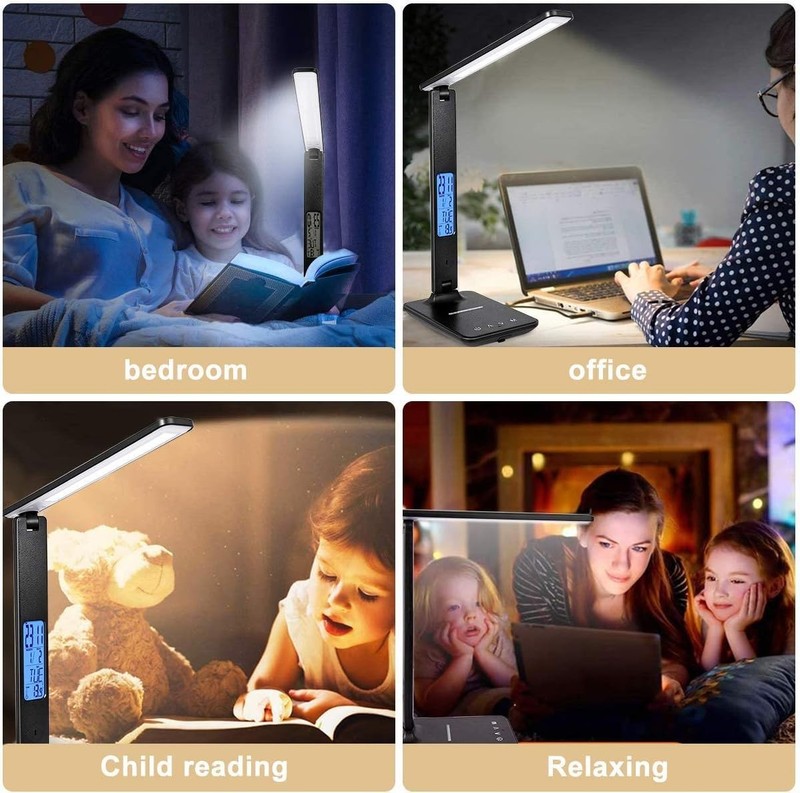 LED Desk Lamp with Wireless Charger gallery