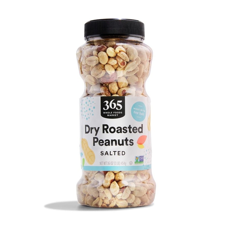Resealable 16 Ounce Dry Roasted Peanuts - Perfect for Snacking & Recipes gallery