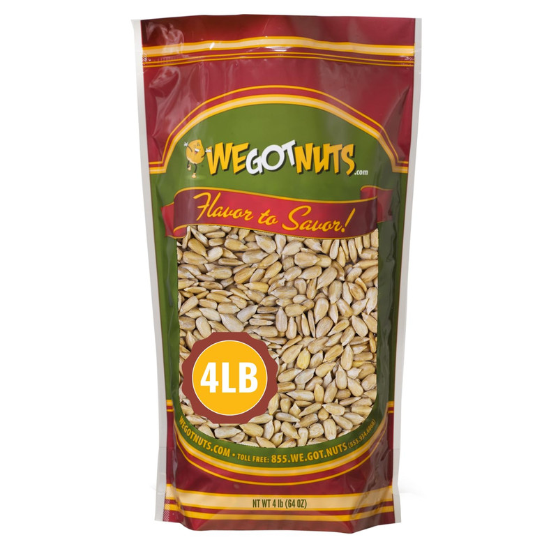 We Got Nuts Sunflower Seeds Roasted & Unsalted (No Shell) 4 LB gallery