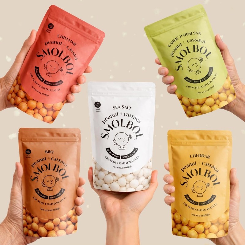 SMOLBOL Crunchy Peanuts | Roasted and Lightly Salted | GlutenFree Cassava Cru... gallery