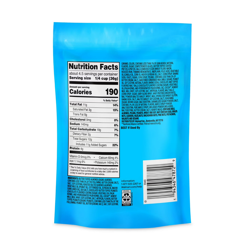 Great Value English Toffee Inspired Trail Mix, 6 oz gallery