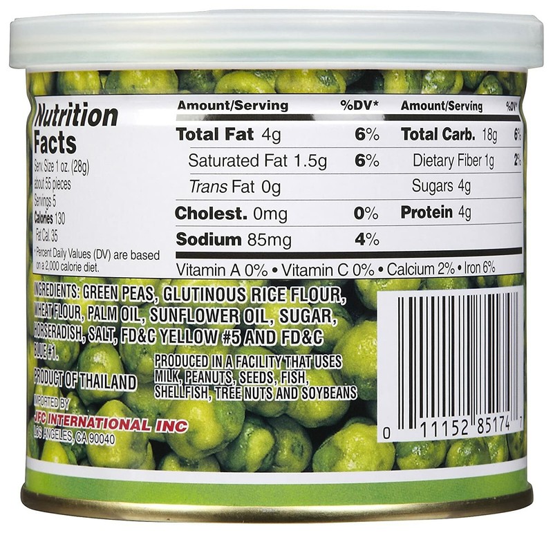 Hapi Hot Wasabi Peas 4.9 oz 2 Packs gallery