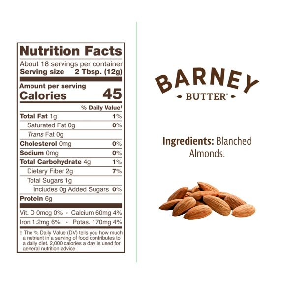 Barney Butter Powdered Almond Butter Unsweetened 8 oz gallery