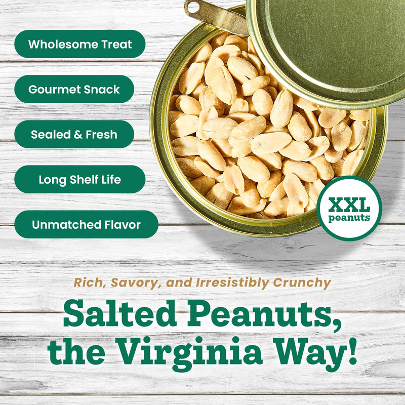 Peanuts Premium Salted Virginia Nuts - Irresistible Crunch & Flavored Nuts - Non gallery