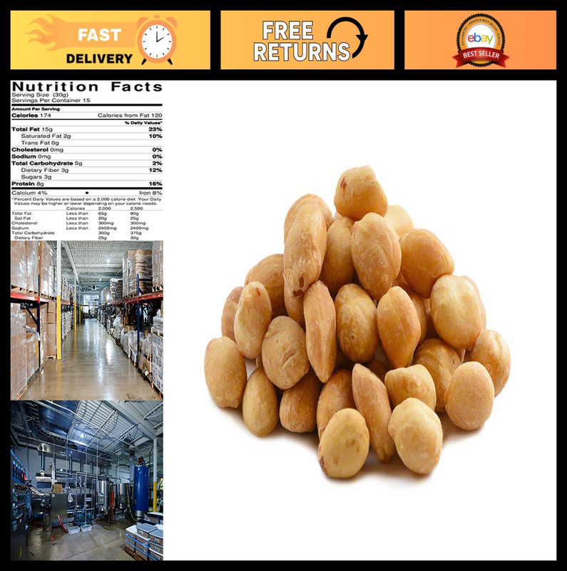 Bulk Unsalted Roasted Peanuts 20lb Case - Wholesale Snack Nuts for Parties