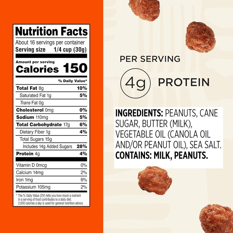 Toffee Peanuts Candied Peanuts W/ Praline Coat & Sweet Cream Gluten-Free & gallery