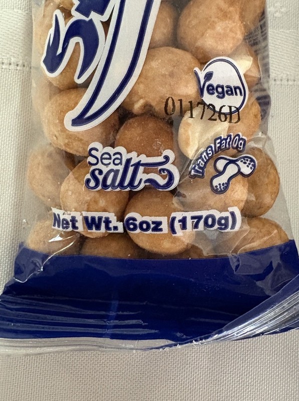 6 Pack Samurai Coated Peanuts Sea Salt - Vegan 6 onz Each gallery