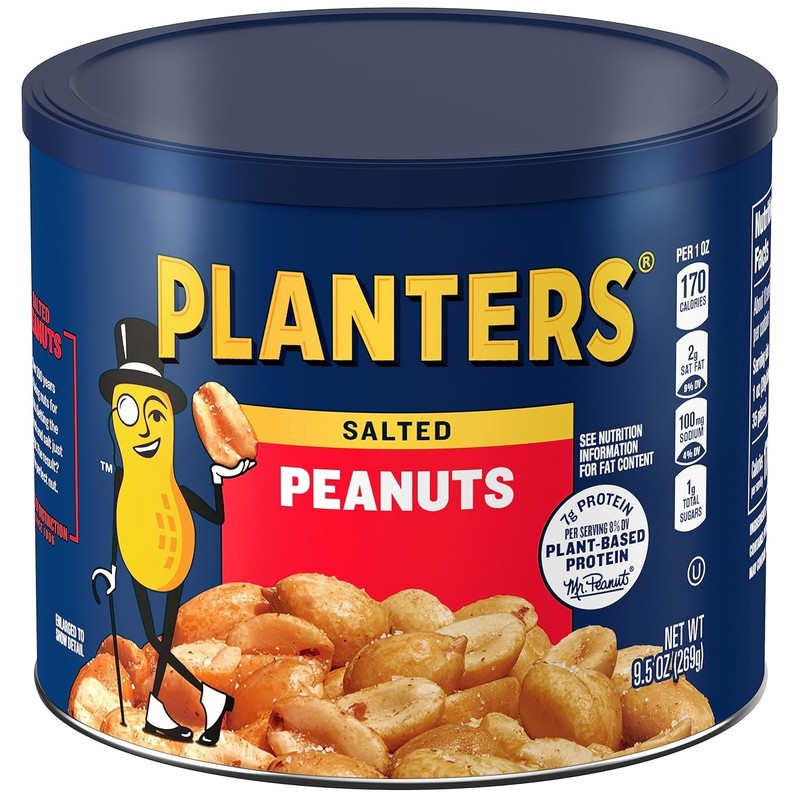 Planters Honey Roasted Peanuts 6 Ct Pack, 10 Oz Canisters gallery