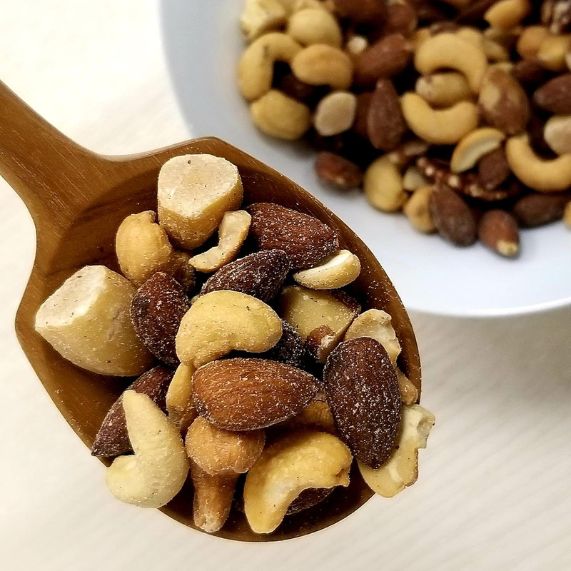 Mixed Nuts Deluxe - Roasted & Salted | 32 Oz Reusable Container | Healthy Gourme gallery