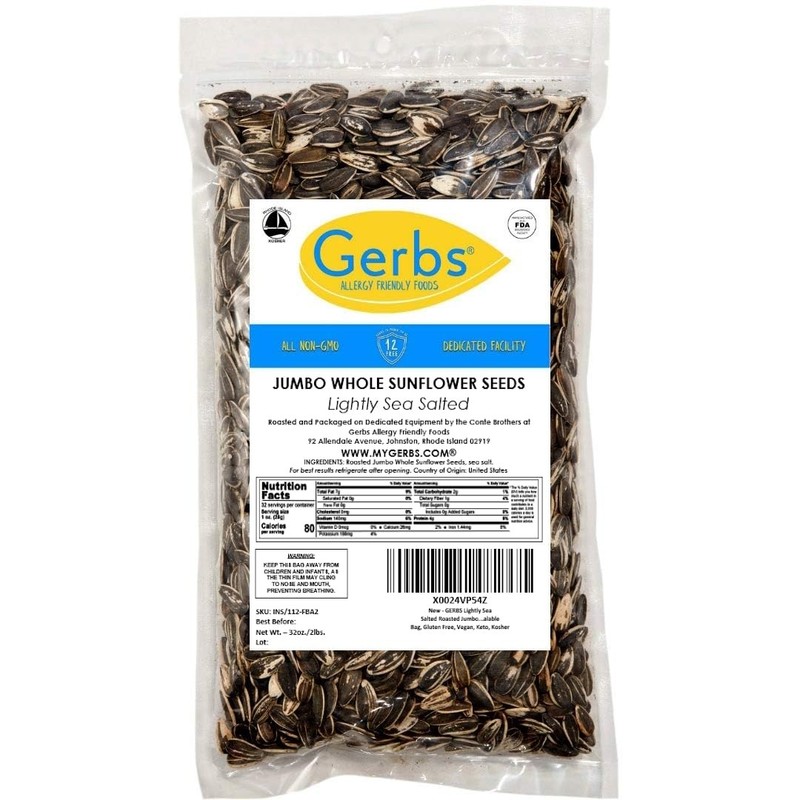 Jumbo Lightly Sea Salted Sunflower Seeds In-Shell 2 Pound (Pack of 1) gallery