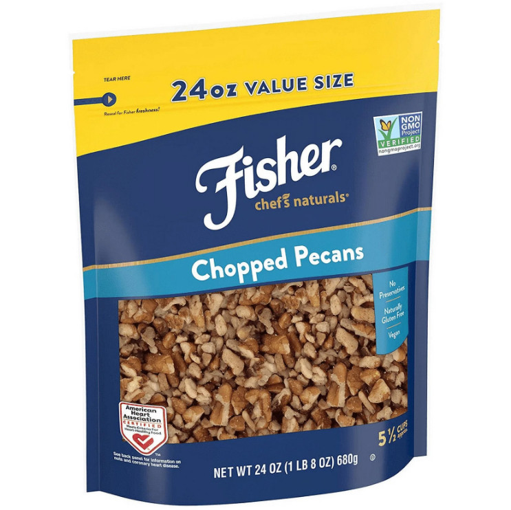 3 PACK Fisher Chef's Naturals Gluten Free, No Preservatives, Chopped Pecans gallery