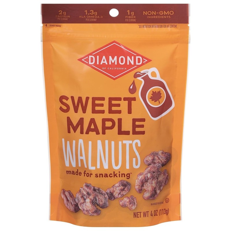 Sweet Maple Walnuts 4 oz - Natural, Roasted, and Perfect for All Ages gallery