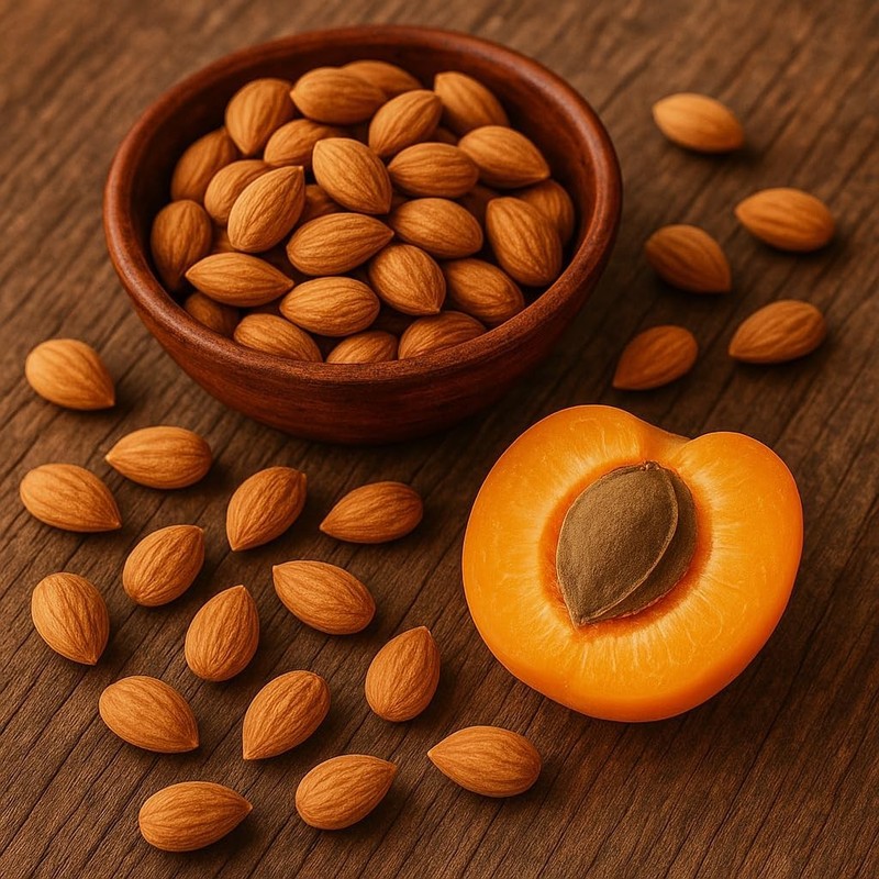 Natural Bitter Apricot Kernels 16 oz - 100% Raw Snack & Gourmet Ingredient gallery