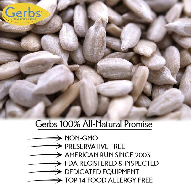 Premium Raw Sunflower Seed Kernels 2 LBS - Non-GMO, Vegan, Kosher, Allergen-Free gallery