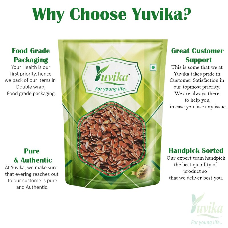 YUVIKA Alsi Roasted - Linum Usitatissimum - Flax Seed Roasted gallery