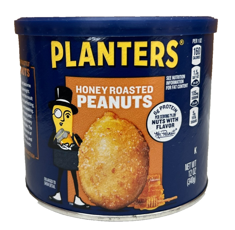 Planters Honey Roasted Peanuts 12 oz