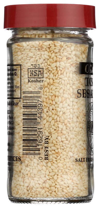 Organic Toasted Sesame Seeds Morton & Bassett 1.9 Oz Jar 3 Pack gallery