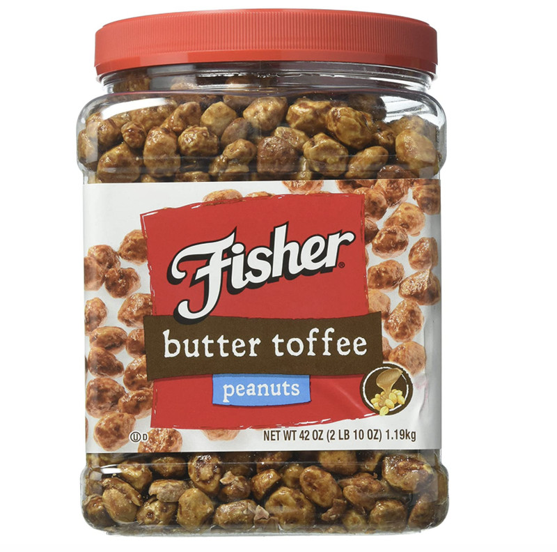Fisher Butter Toffee Peanuts 42 Oz Pantry Jar Ships Worldwide