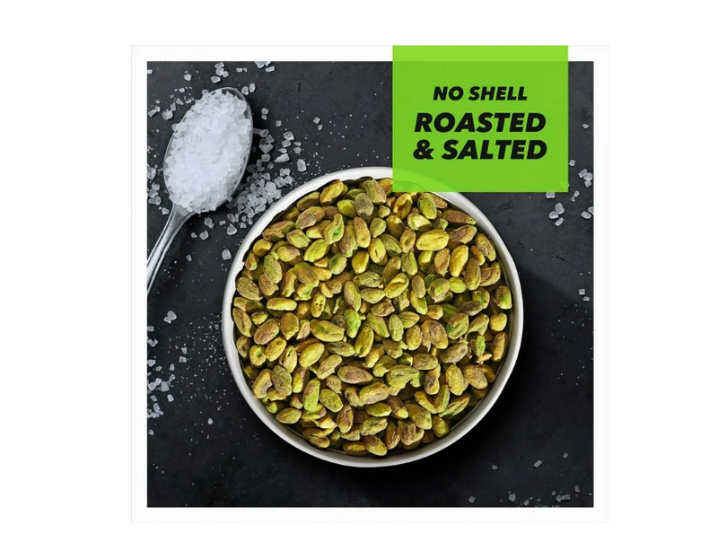 Wonderful Pistachios, No Shells Roasted & Salted Pistachios, 12 Ounce Bag gallery