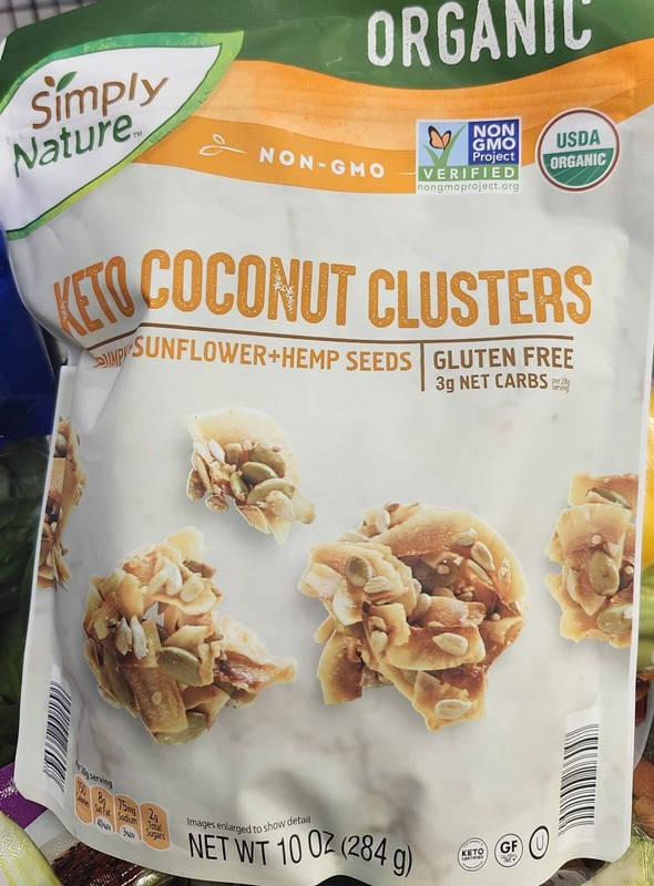 Organic Keto Coconut Clusters - 10 oz