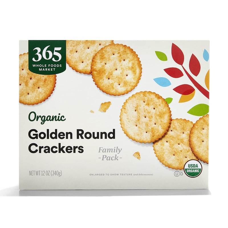 365 Organic Golden Round Crackers 12 Ounce Box gallery