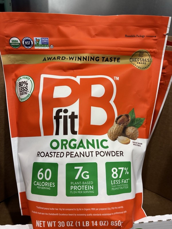 PBfit Organic Roasted Peanut Powder (30 oz)