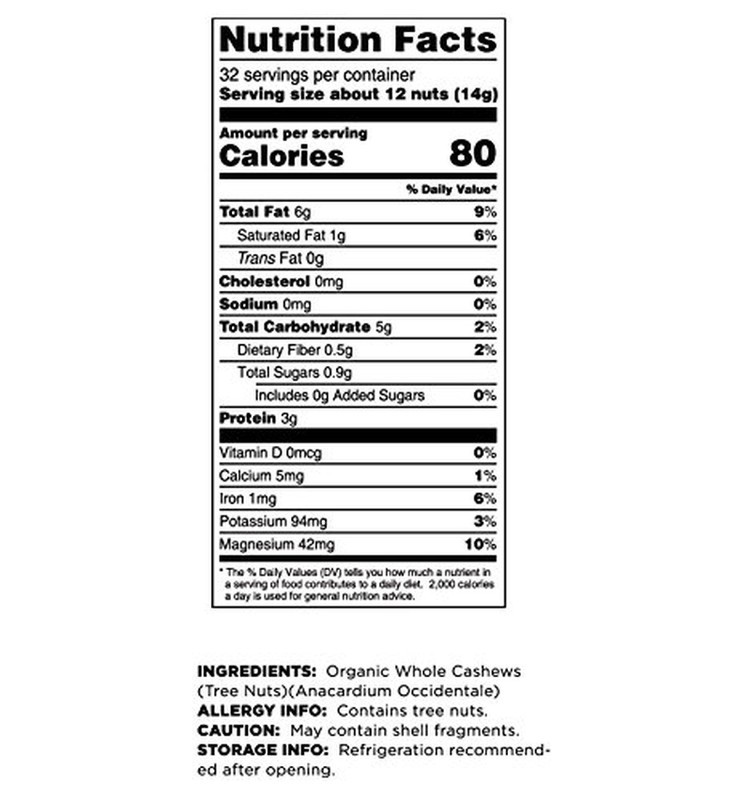 Organic Raw Cashews, 16 Oz, Premium Quality for Snacking, Baking, and Culinary C gallery