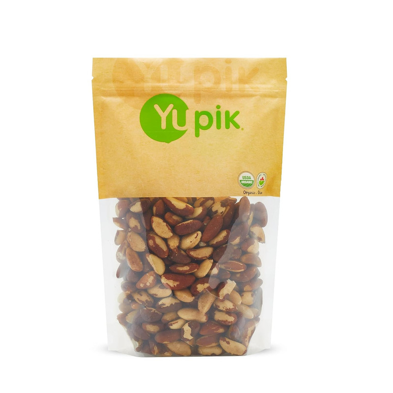 Organic Brazil Nuts, 2.2 Lb (35.2 Oz), Gluten-Free, Vegan, Kosher, Non-Gmo, Raw