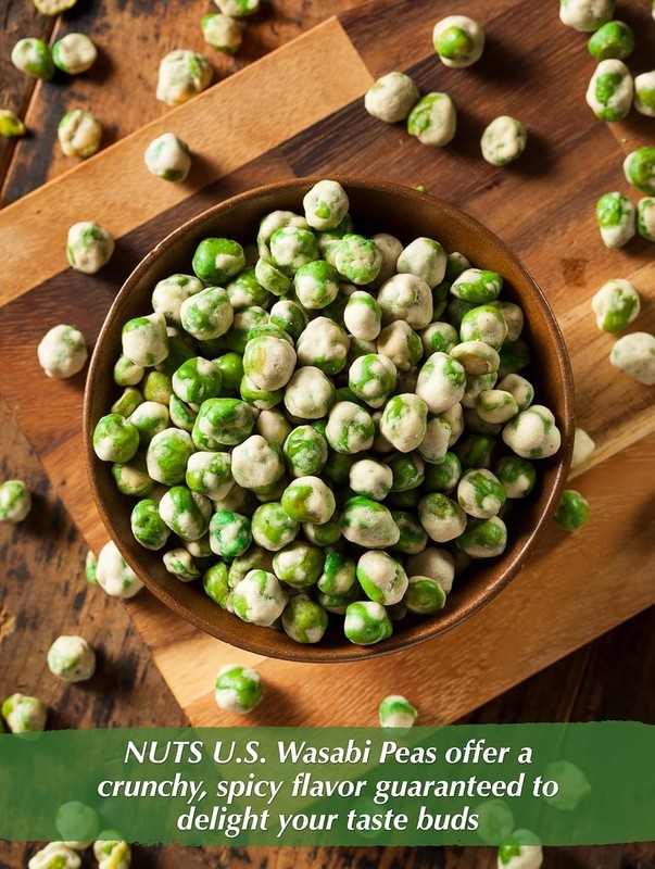 NUTS U.S. - Wasabi Coated Green Peas | | Quality | Crunchy & Spicy Roasted ... gallery