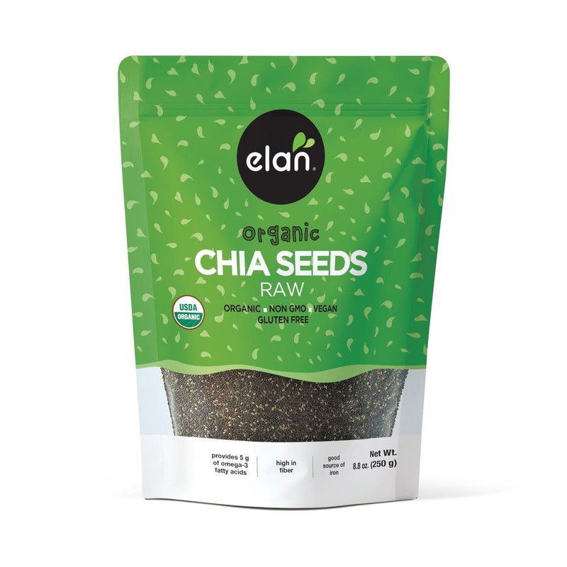Organic Black Chia Seeds 8.8 oz - Non-GMO, Vegan, Gluten-Free Superfood (Pack of gallery