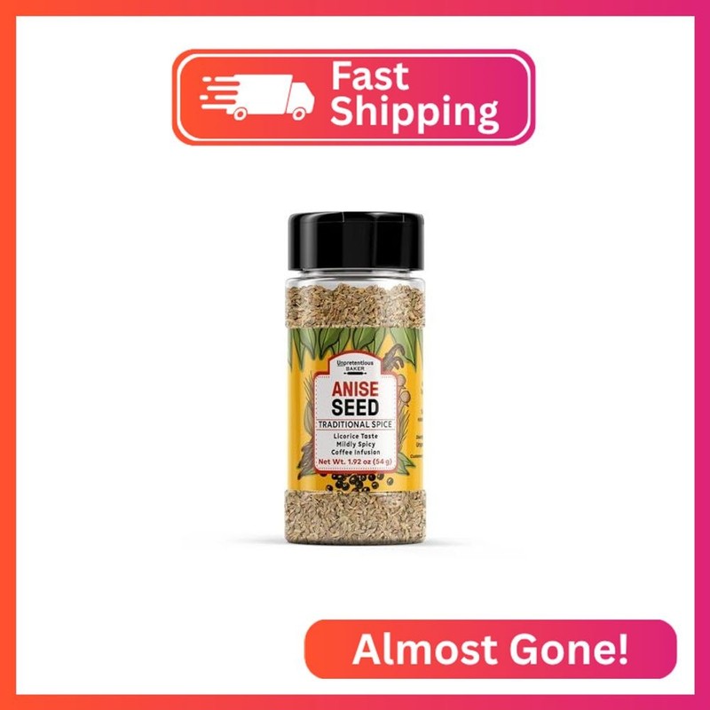 Unpretentious Anise Seed, 5 Tbsp, Licorice Flavored Spice, Great for Meats, Pie