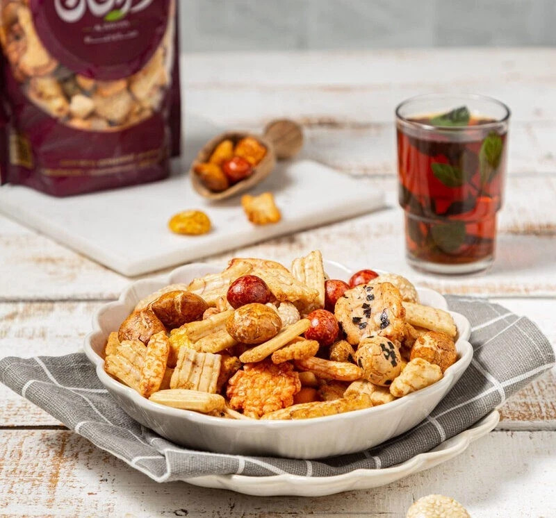 Al Rayhan Roasted Thai Nuts Made From Rice & Wheat Four With Tasty Flavor 250g