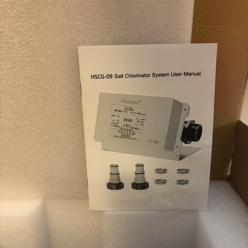 Westaho Saltwater Pool System Salt Chlorine Generator w/ Titanium Cell IP66 gallery