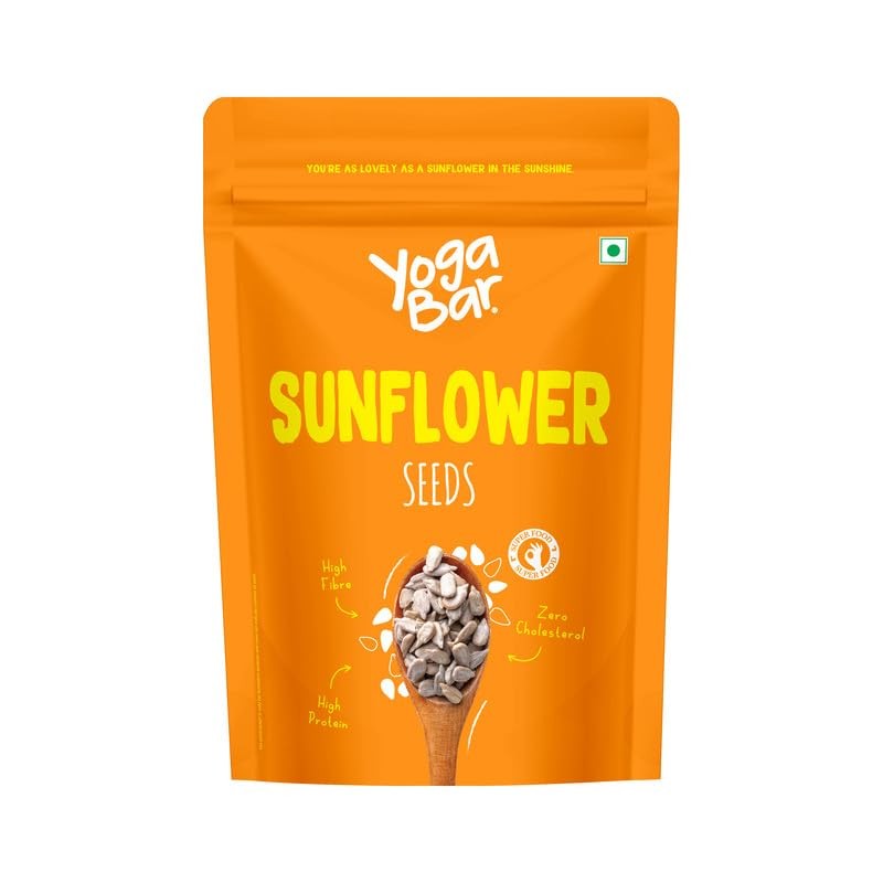 Yogabar Sunflower Seeds 250g | Protein & Fibre-Rich Healthy Snack Superfood