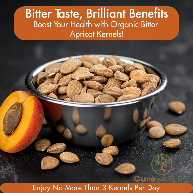 Certified Organic Apricot Seeds 1lb -Freshly Packed,Gluten Free,Raw,Non-GMO O... gallery