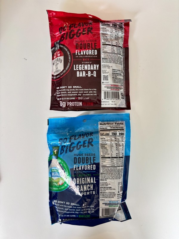BIGS Sunflower Seeds 6 Flavor Variety Sampler Value Pack DO FLAVOR BIGGER gallery