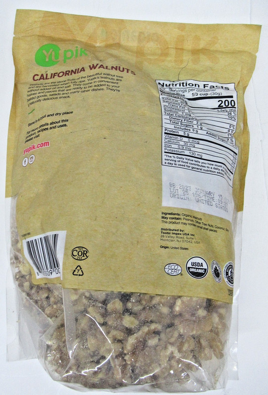 Yupik Organic California Walnuts, 2.2lbs gallery
