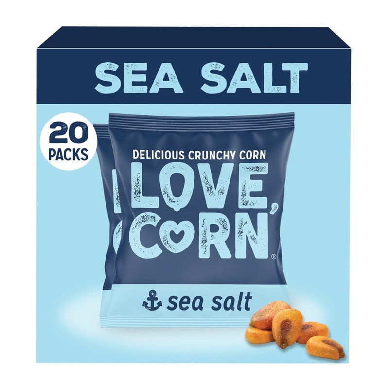 Sea Salt – Crunchy Roasted Corn Snack, 3 Simple Ingredients, Gluten Free, Non…
