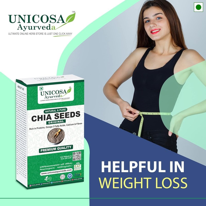 Unicosa Ayurveda Chia Seeds 250gm Each Pack Of 4 gallery