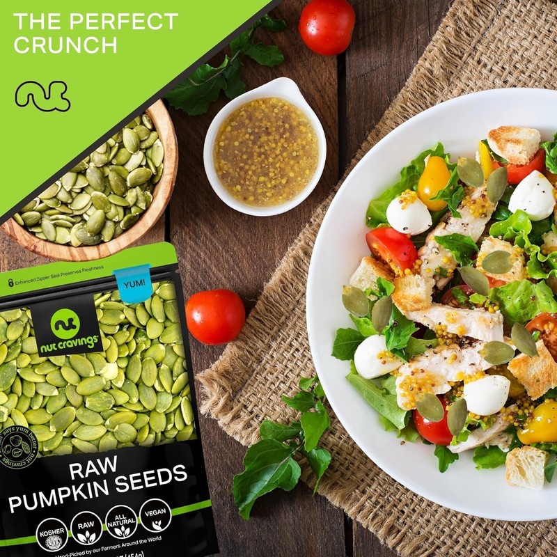 Roasted & Salted Pumpkin Seeds, Pepitas, No Shell 8oz - 1 Pack Packed Fresh i... gallery