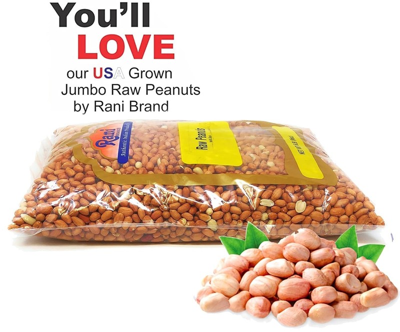 Artisanal Uncooked Red-Skin Groundnut Peanuts 5lbs - Non-GMO Vegan Kosher Snack gallery