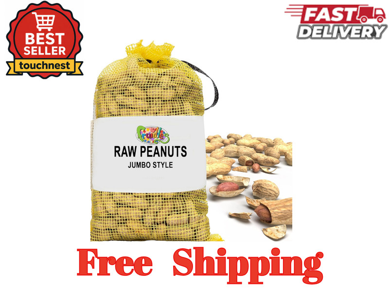 Fruidles Raw Peanuts, Raw Peanuts in Shell, Great for Boiling, Squirrels Feed