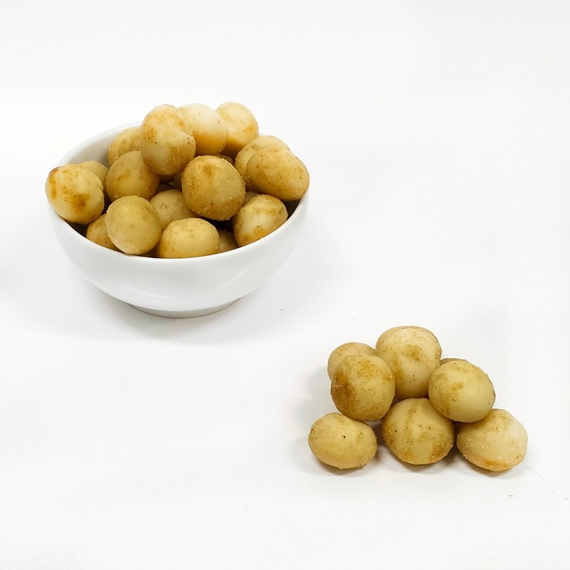250g Smoked Macadamia Nuts Dry Roasted Savoury Vegan Snack | No Oil Added gallery