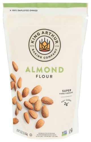 King Arthur Flour Gluten-Free Almond Flour, 16 Ounce (Pack of 4)