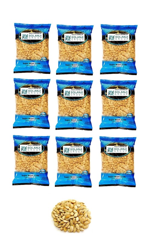 Super Melon Seeds Roasted & Salted 9 Packs NT.WT. 12.34oz (350g)