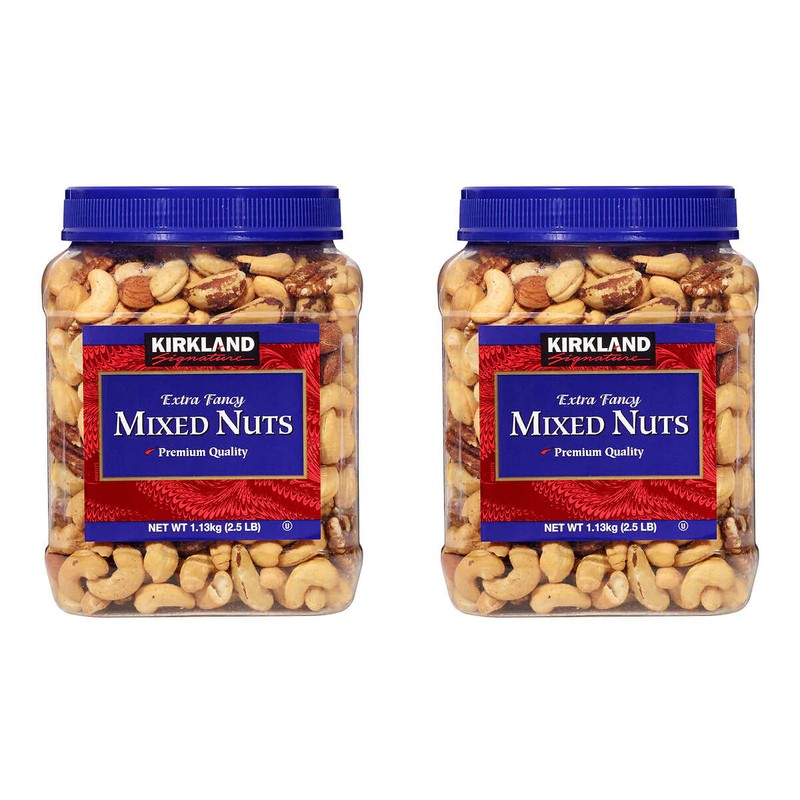Kirkland Signature Extra Fancy Mixed Nuts Cashews 2.5lb x 2