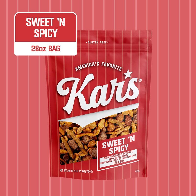 Kar’S Nuts Sweet 'N Spicy Trail Mix, 28 Oz – Resealable Pouch (Pack of 1), Glute gallery
