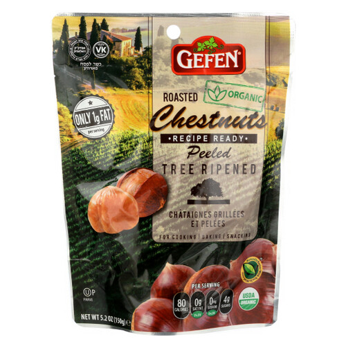 Roasted Whole Chestnuts 5.2 Oz By Gefen