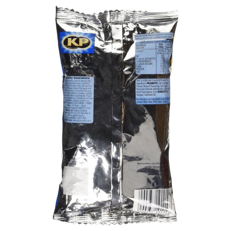 KP Best Quality Jumbo Salt and Vinegar Peanuts 180g gallery