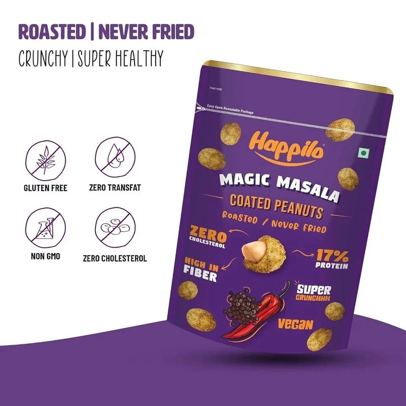 Happilo Premium Super Snack Magic Masala Peanut 150g, Free Shipping World Wide gallery
